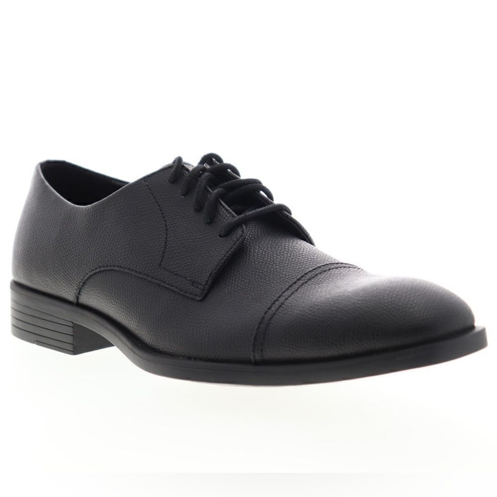 Calvin Klein Conner Small Tumbled Oxford Black Shoe CapToe Size 11.5